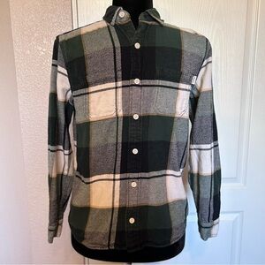 Abercrombie‎ Kids Flannel Button Down Plaid Shirt Size 11/12